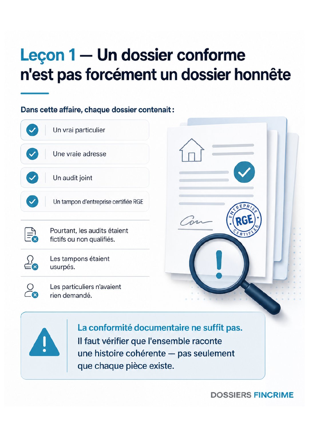 L'affaire UG Audit, les leçons – visuel 2 sur 5